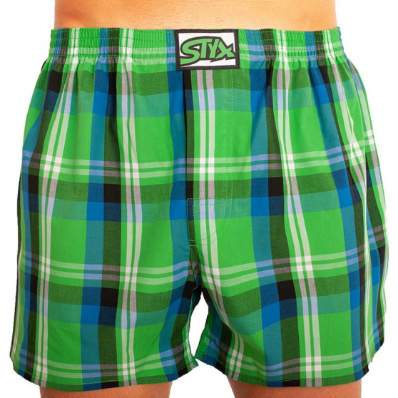 5PACK klassiska gummishorts och bambustrumpor för herrar Styx i presentförpackning (5HB960A82230347)