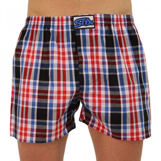 5PACK klassiska gummishorts och bambustrumpor för herrar Styx i presentförpackning (5HB960A82230347)