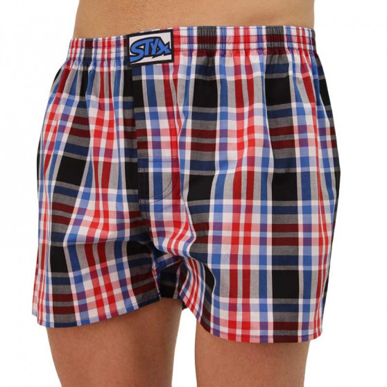 5PACK klassiska gummishorts och bambustrumpor för herrar Styx i presentförpackning (5HB960A82230347)