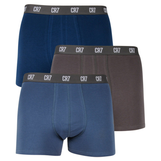 3PACK Boxershorts för herrar CR7 multicolour (8100-49-680)