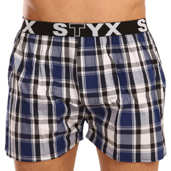 Boxershorts för herrar Styx sport elastisk flerfärgad (B905)