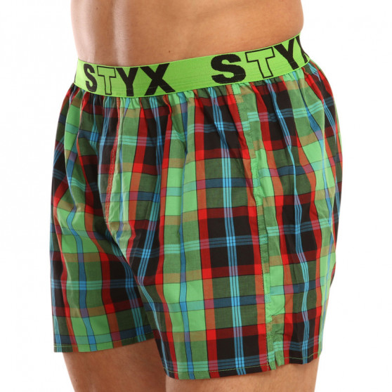 Boxershorts för herrar Styx sport elastisk flerfärgad (B904)