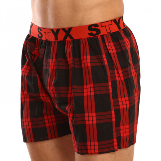 Boxershorts för herrar Styx sport elastisk flerfärgad (B901)