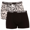 2PACK Boxershorts för herrar John Frank multicolour (JF2BTORA04)