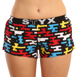 Damshorts Styx konst sport gummi platt (T1154)