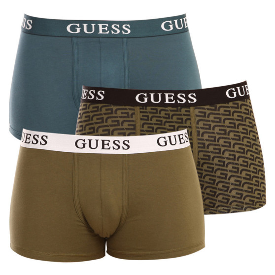 3PACK Boxershorts för herrar Guess multicolour (U1BG05K6YW1-P82P)