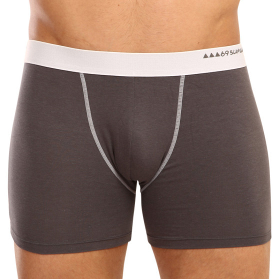 Boxershorts för män 69SLAM fit bamboo plain (MBWPLN-DG)