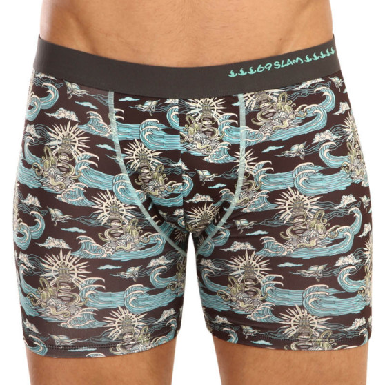 Boxershorts för män 69SLAM fit kraken (MBYKRK-PO)