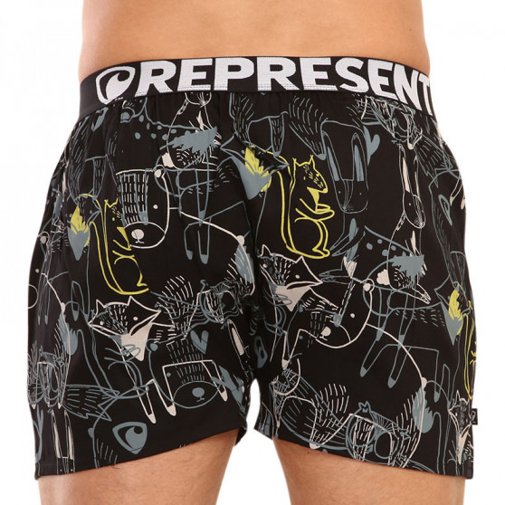 Boxershorts för herrar Represent exclusive Mike yellow squirrel