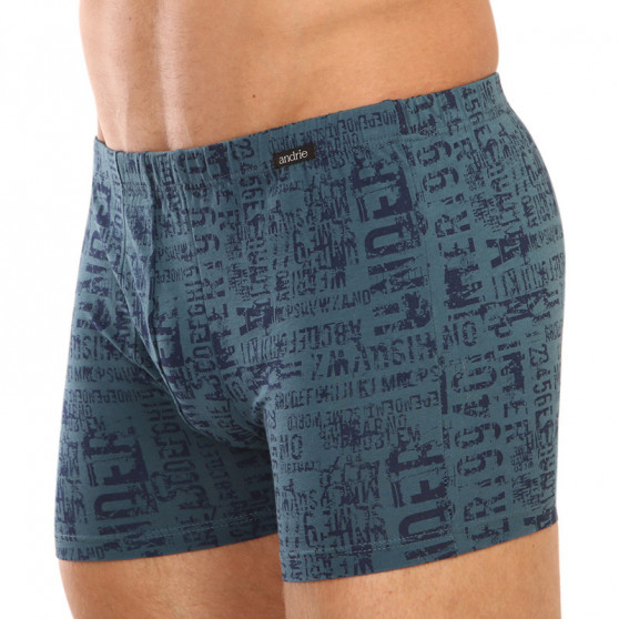 Boxershorts för herrar Andrie dark petrol (PS 5584 A)