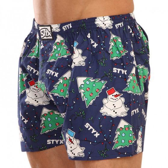 Boxershorts för herrar Styx art klassiskt gummi överdimensionerat christmas (E1450)