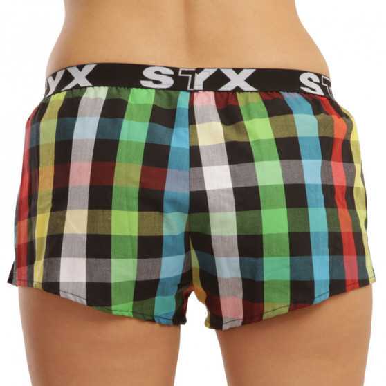 3PACK damshorts Styx sport elastisk flerfärgad (T8132628)