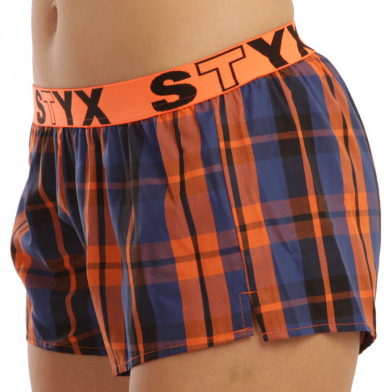 3PACK damshorts Styx sport elastisk flerfärgad (T8132628)