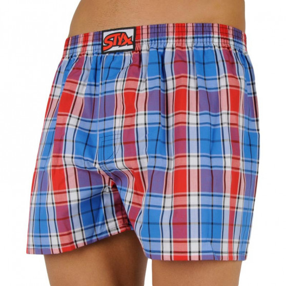 3PACK Boxershorts för herrar Styx klassisk elastisk flerfärgad (A9070810)