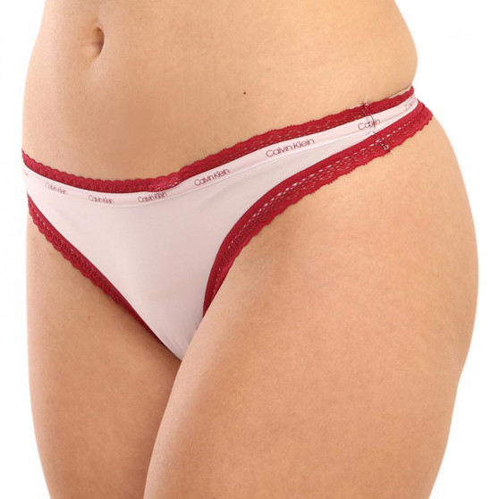 3PACK Stringtrosor för kvinnor Calvin Klein multicolour (QD3802E-W4Z)