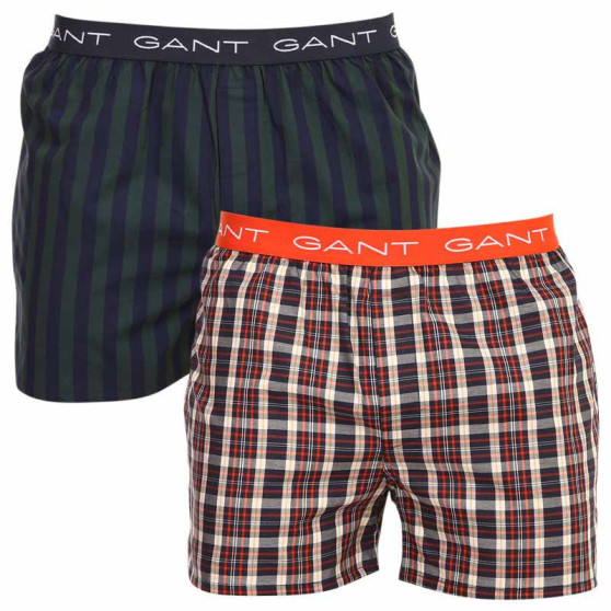 2PACKBoxershorts för herrar Gant flerfärgad (902132019-805)