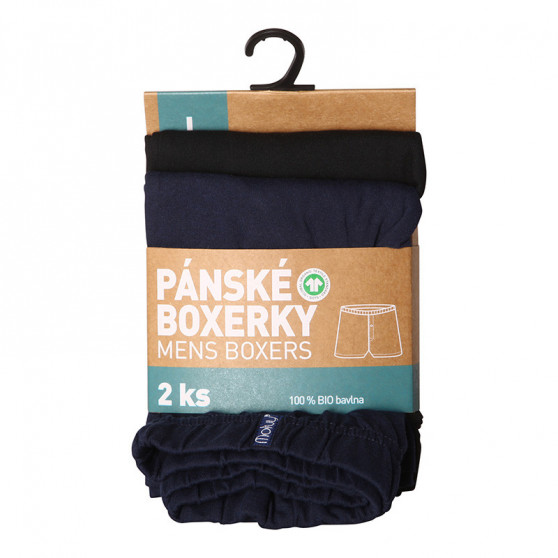 2PACK Shorts för män Molvy flerfärgad (KP-077-BBU)