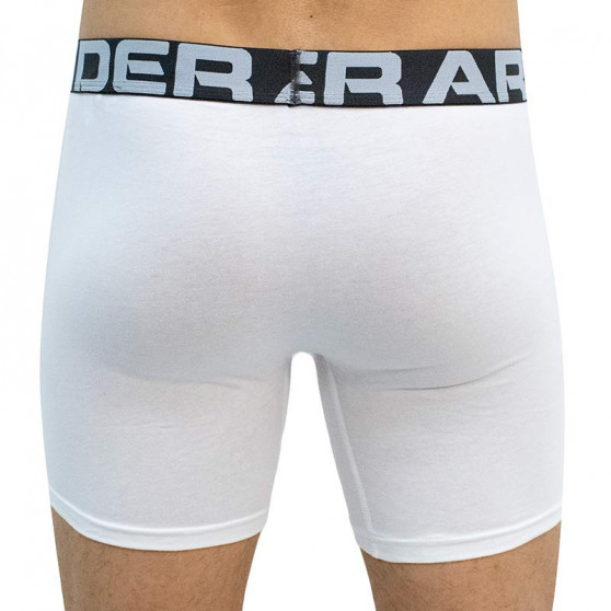 3PACK Boxershorts för herrar Under Armour oversized vit (1363617 100)