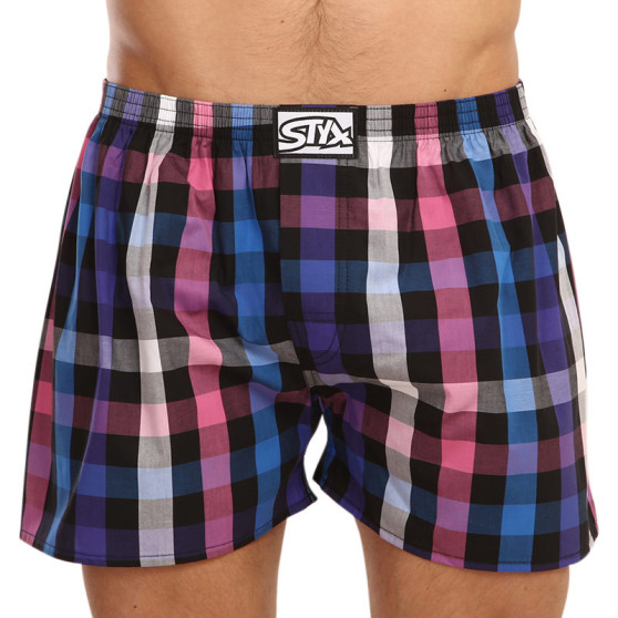 Boxershorts för herrar Styx klassisk elastisk flerfärgad (A917)