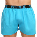 Boxershorts för herrar Styx sport elastisk ljusblå (B969)