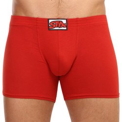 Boxershorts för herrar Styx lång klassisk elastisk röd (F1064)