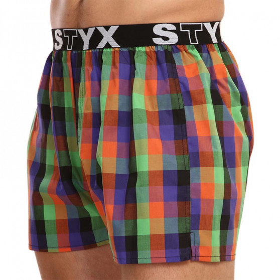 Boxershorts för herrar Styx sport elastisk flerfärgad (B912)