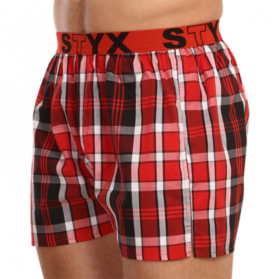 Boxershorts för herrar Styx sport elastisk flerfärgad (B914)