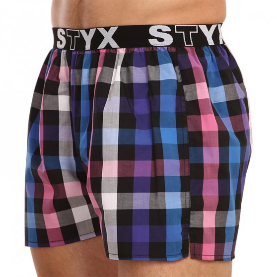 Boxershorts för herrar Styx sport elastisk flerfärgad (B917)