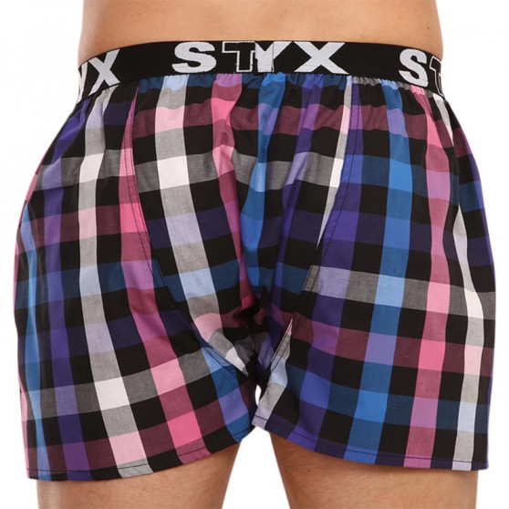 Boxershorts för herrar Styx sport elastisk flerfärgad (B917)