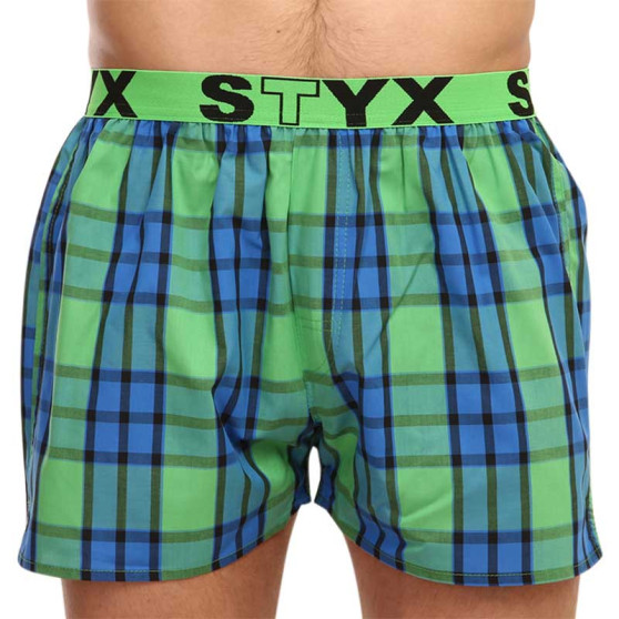 Boxershorts för herrar Styx sport elastisk flerfärgad (B918)