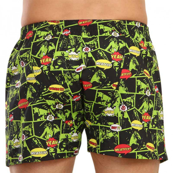 2PACKBoxershorts för herrar Meatfly flerfärgad (Agostino - green comics)