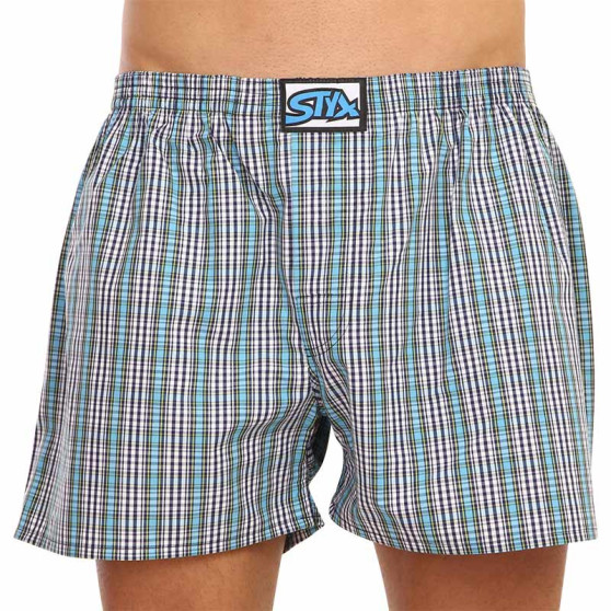 Boxershorts för herrar Styx klassisk elastisk flerfärgad (A112)