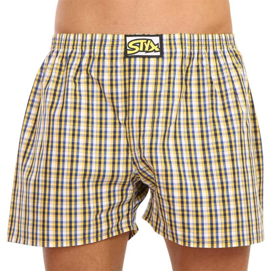 Boxershorts för herrar Styx klassisk elastisk flerfärgad (A107)