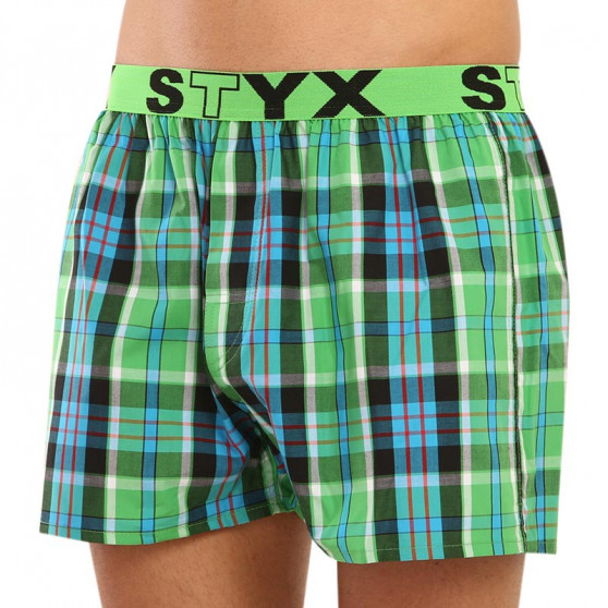 Boxershorts för herrar Styx sport elastisk flerfärgad (B839)