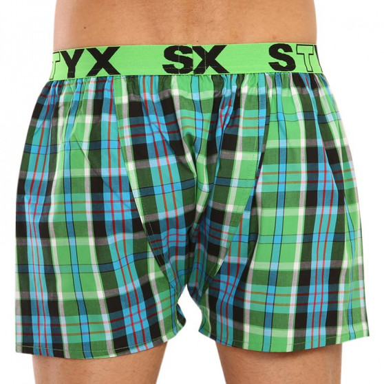 Boxershorts för herrar Styx sport elastisk flerfärgad (B839)