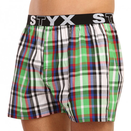 Boxershorts för herrar Styx sport elastisk flerfärgad (B838)