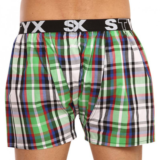 Boxershorts för herrar Styx sport elastisk flerfärgad (B838)