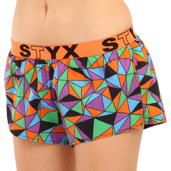 Damshorts Styx konst sport gummi trianglar (T1056)