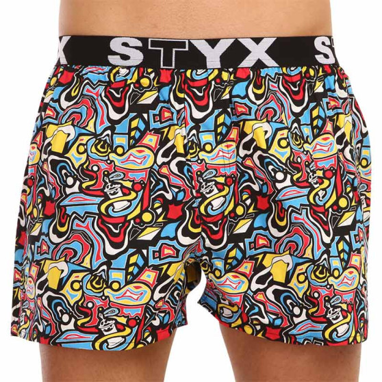 Boxershorts för herrar Styx konst sport gummi skiss (B1254)