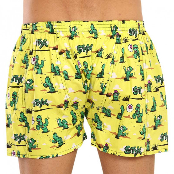 Boxershorts för herrar Styx art classic rubber cactus (A1351)