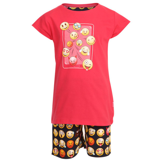 Pyjamas för flickor Cornette emoji (787/64)