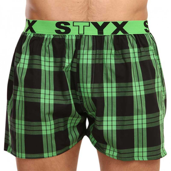 10PACK Boxershorts för herrar Styx sport gummi (B911234567890)