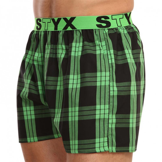 10PACK Boxershorts för herrar Styx sport gummi (B911234567890)