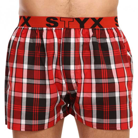 10PACK Boxershorts för herrar Styx sport gummi (B911234567890)