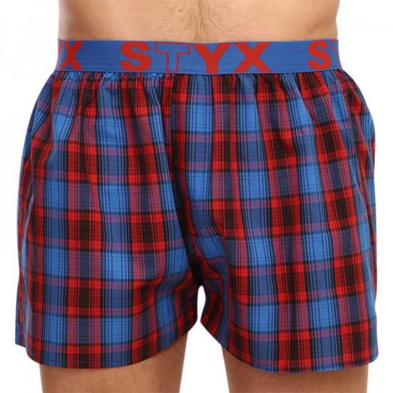 10PACK Boxershorts för herrar Styx sport gummi (B911234567890)