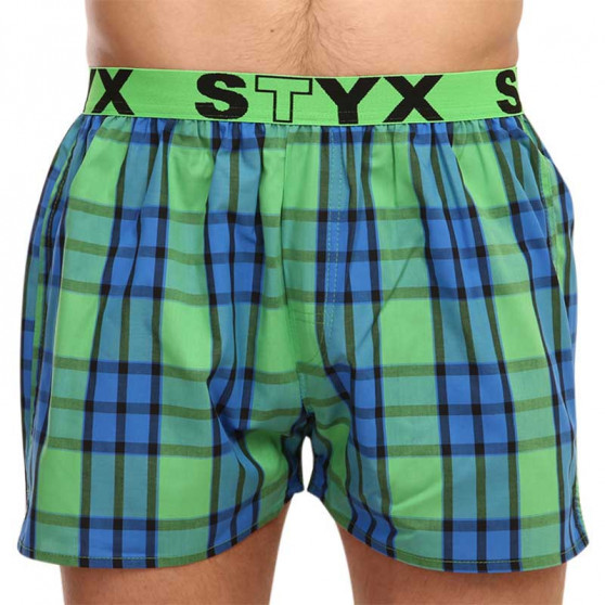 10PACK Boxershorts för herrar Styx sport gummi (B911234567890)