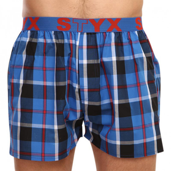 10PACK Boxershorts för herrar Styx sport gummi (B911234567890)