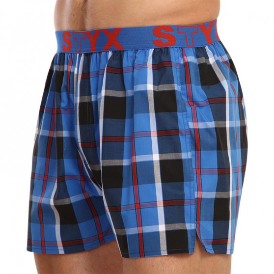 10PACK Boxershorts för herrar Styx sport gummi (B911234567890)