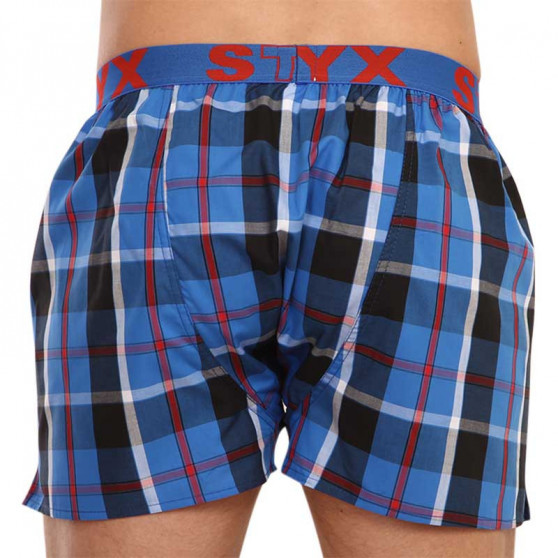 10PACK Boxershorts för herrar Styx sport gummi (B911234567890)