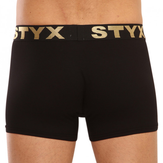 Boxershorts för herrar Styx / KTV sports gummi svart - svart gummi (GTC960)